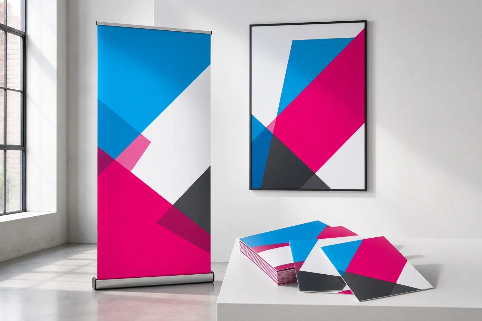 Printgestaltung für Banner, Poster und Flyer